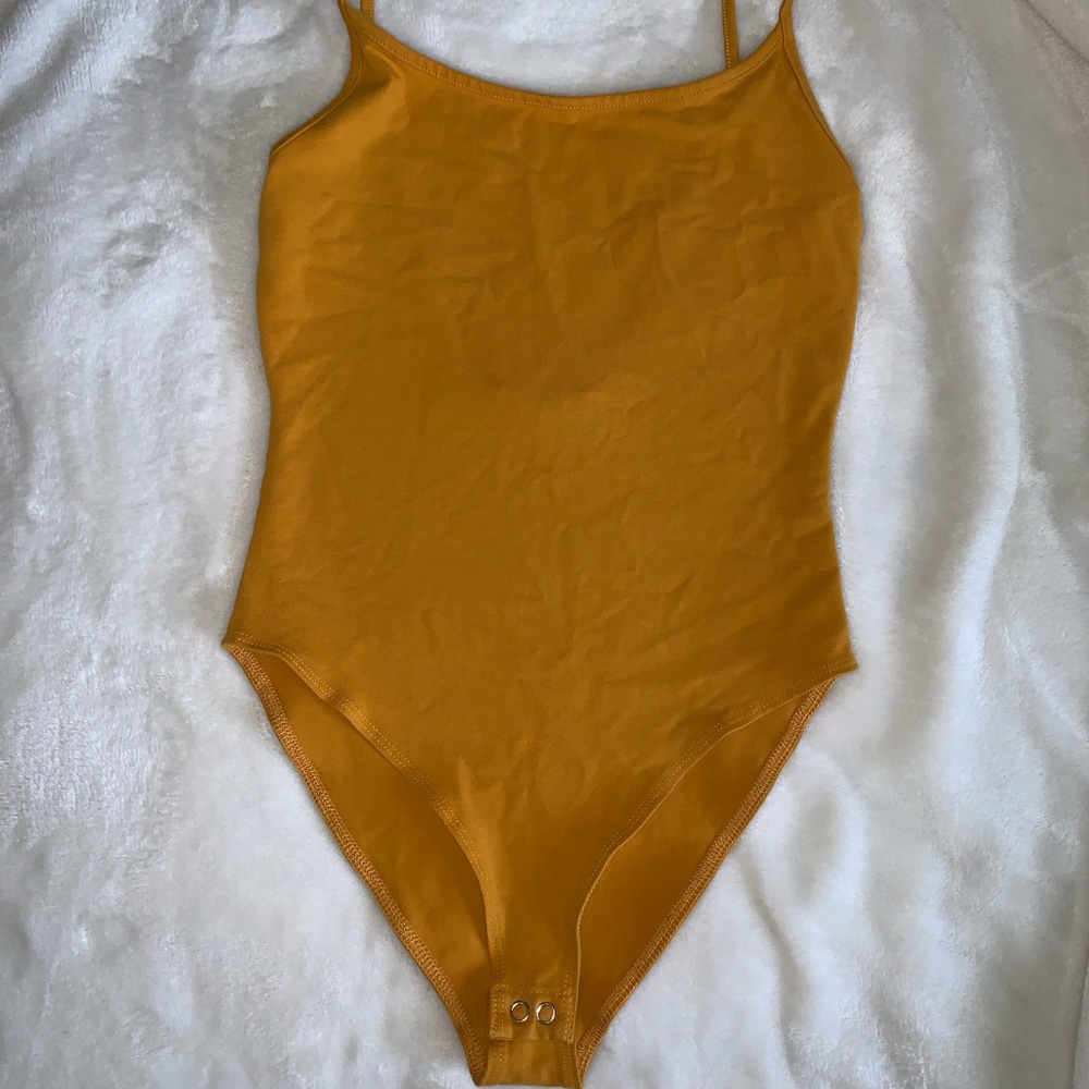 mustard yellow bodysuit